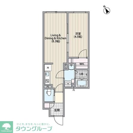 エルファーロ三軒茶屋VIの物件間取画像